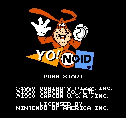 Yo! Noid Title Screen